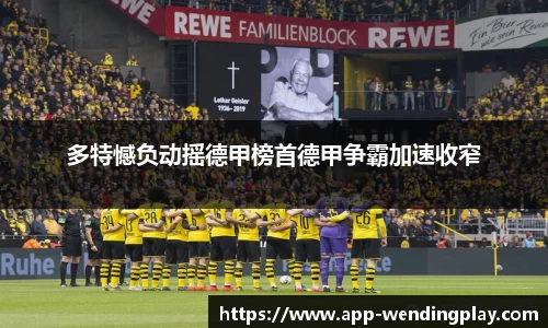 多特憾负动摇德甲榜首德甲争霸加速收窄